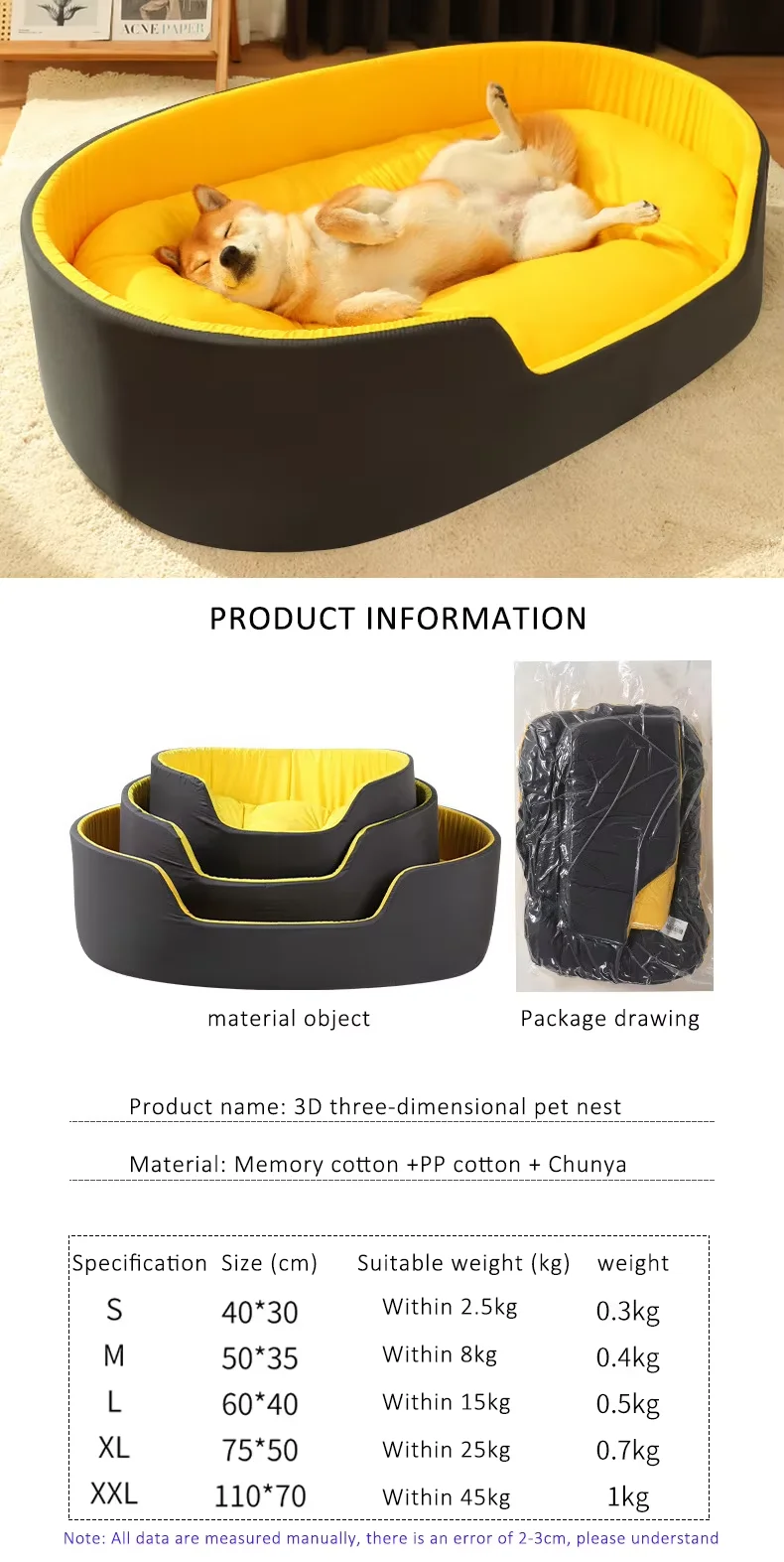 Dog Kennel Three-dimensional Kennel Four Seasons General Cat Kennel Dog Bed Winter Deep Sleep Pet Bed manufacture