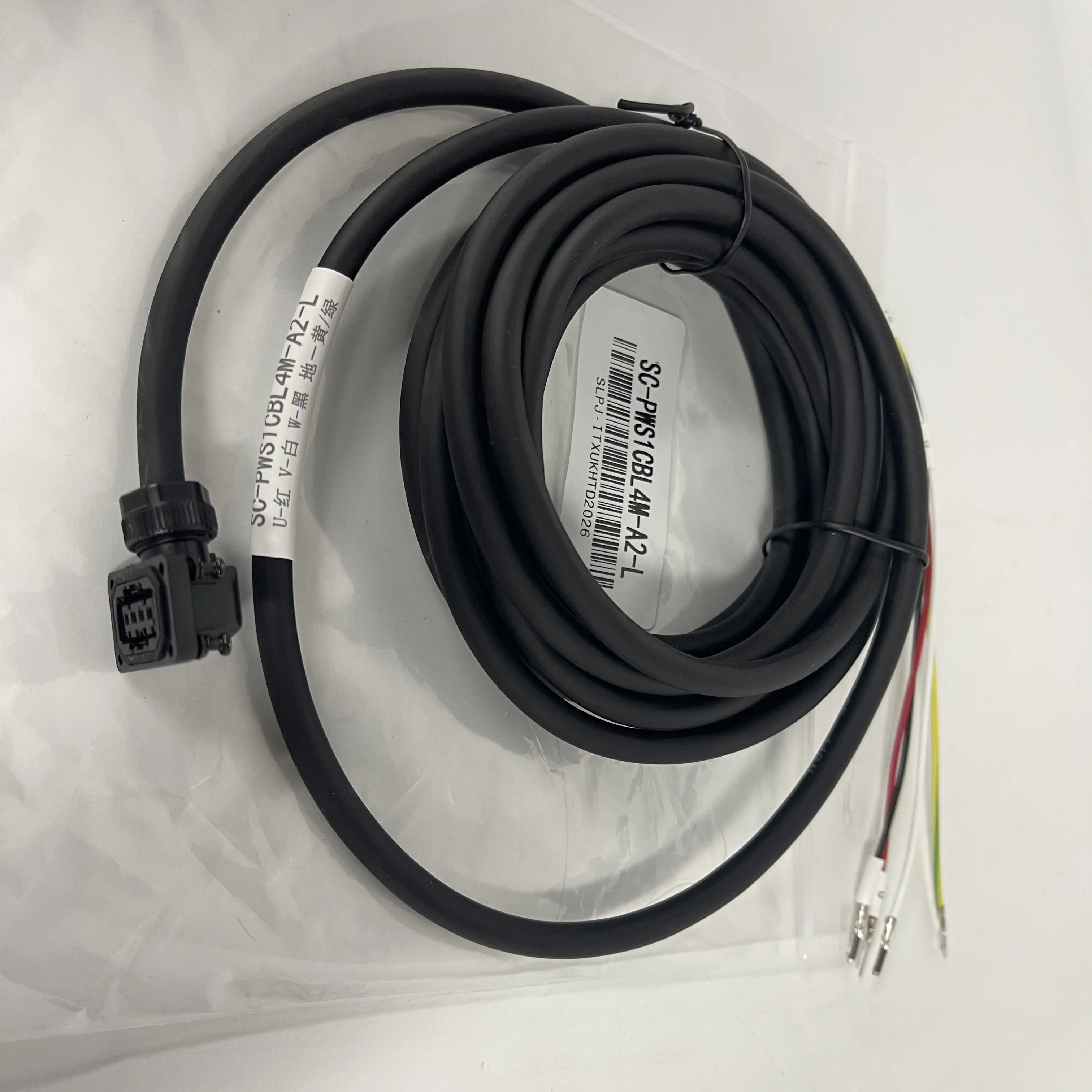 AMSAMOTION Pneumatic Solenoid Valve Cable SC-PWS1CBL4M-A2-L AMSAMOTION Pneumatic Solenoid Valve Cable SC-PWS1CBL4M-A2-L