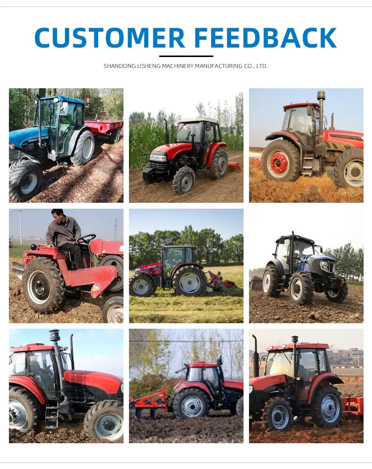 Cheap 60hp 4wd Tafe Chinese Farm Small Price 4x4 Tractor Agricol For