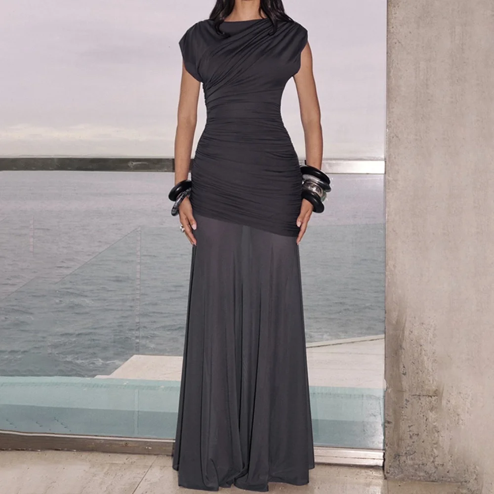 knee length dresses for ladies Evening Spotlight Satin Midi Dress main image 0