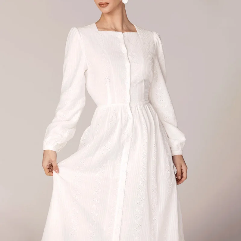 Aschulman Custom Latest Design Long Dresses for Muslim Women Muslim Dress for Women Maxi Dress Ladies Muslim