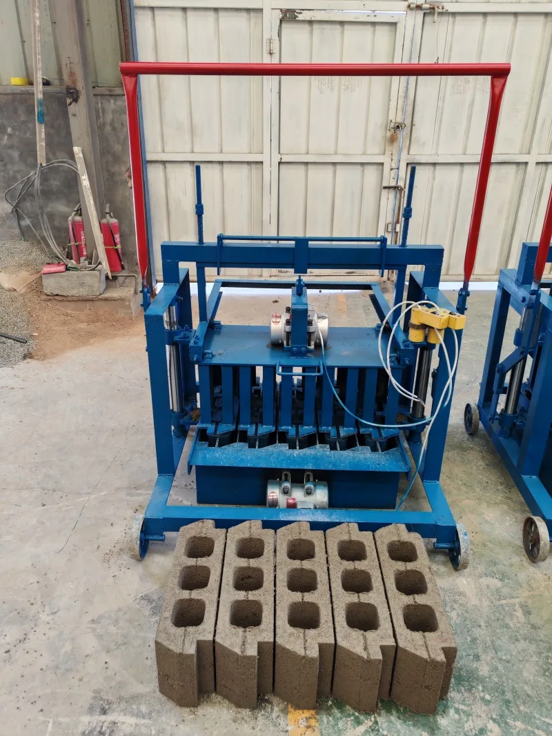 3 Holes Hollow Brick Making Machine Concrete Block Making Machine Small ...