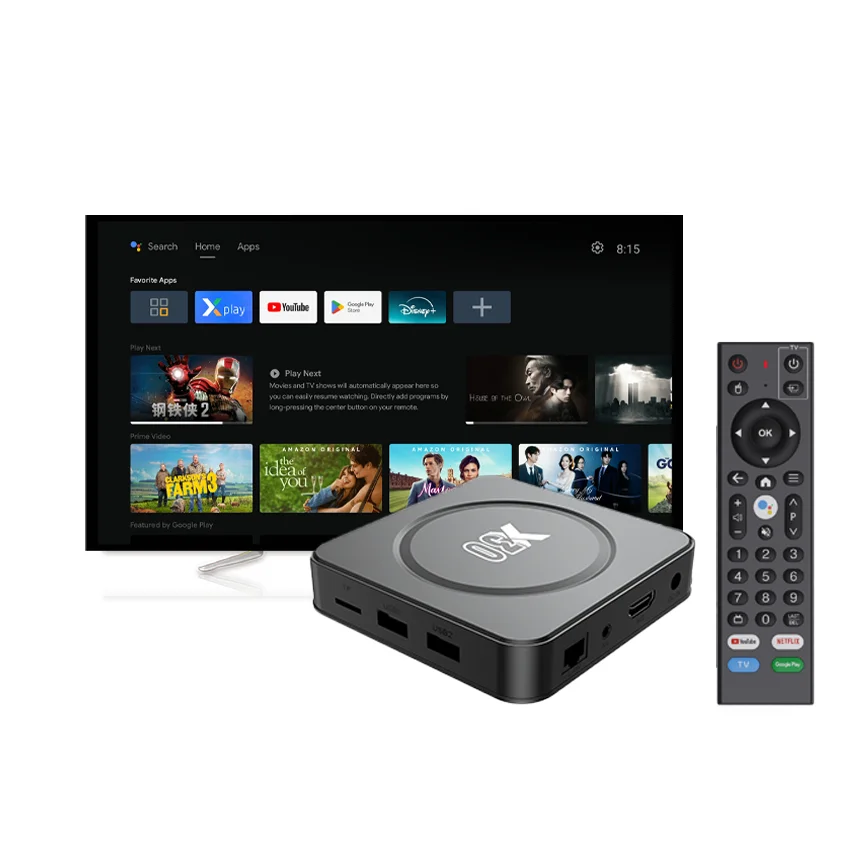 NEW MODEL X30 Android 12 Tv Box WIFI 6 Allwinner H618 2GB 16GB 4GB 32GB X Player Android Set Top Box Voice Remote Control