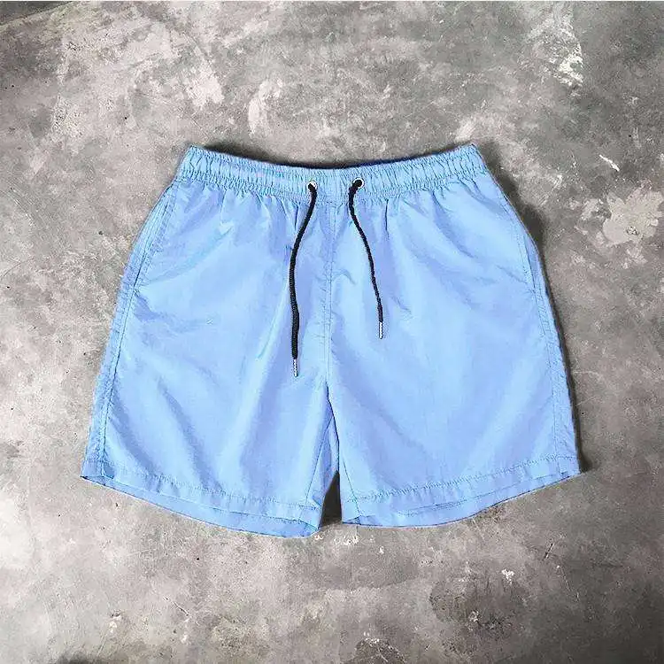Top Apparel Quick Dry Breathable Men Shorts Summer Various Color Beach Wear Custom Embroidery Trunk Men's Swim Shorts755_voghion.com