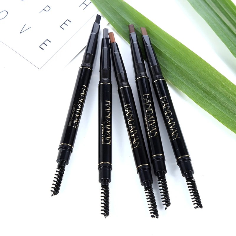 HANDAIYAN HANMB Cosmetics High Cost Waterproof  5 Colors Eyebrow Pencil & Brow Brush