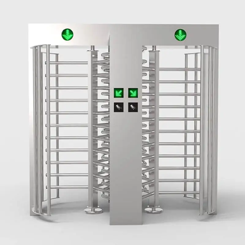 Full Height Turnstile Automatic Security Turnstile Biometric Turnstile Rotating Prison Cheap Double Door