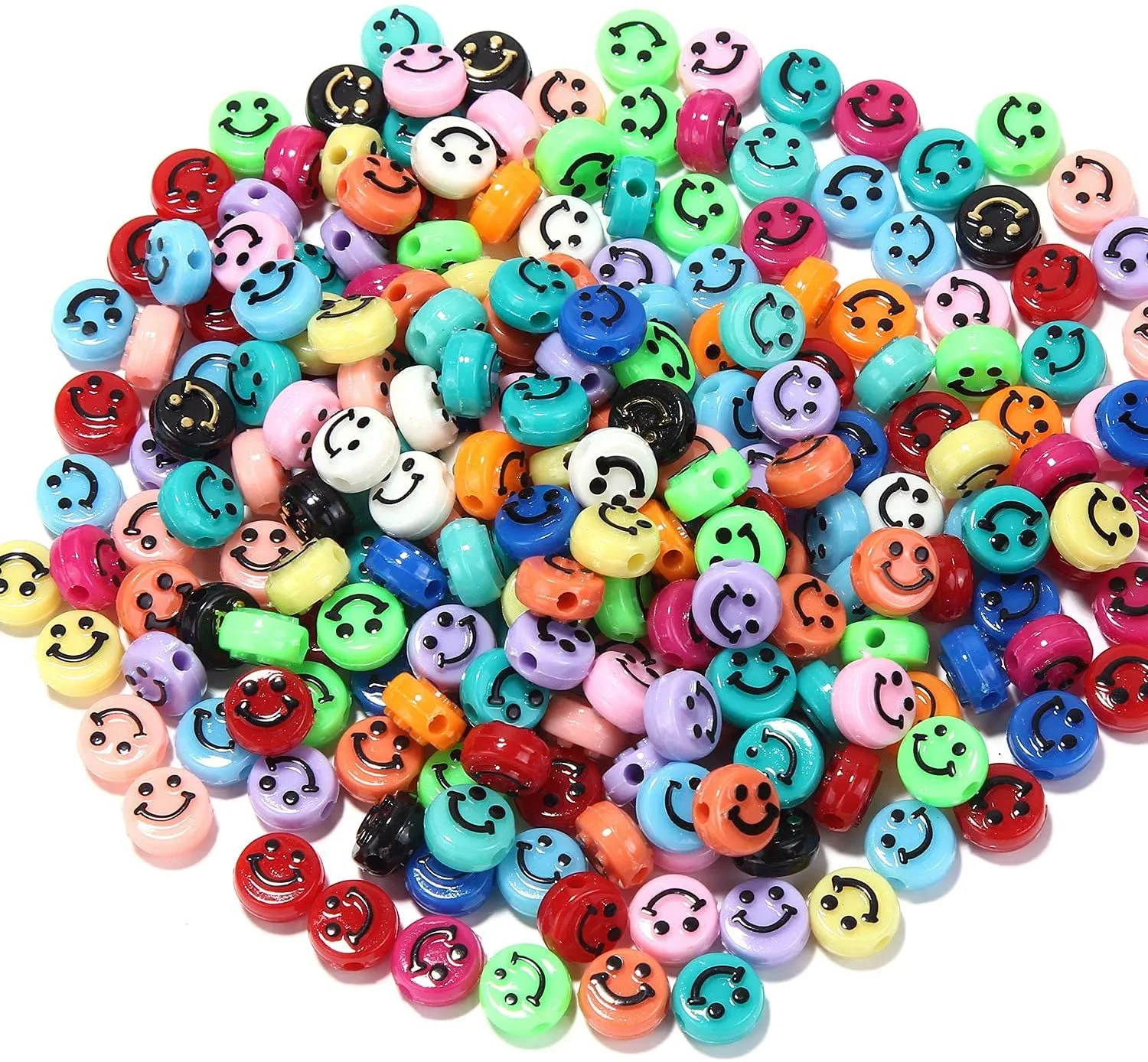6mm Thin Pieces Shell Soft Ceramic Pieces Soft Ceramic Beads 24 Color Rice Beads Pendant Accessories Bohemian Wind Accessories