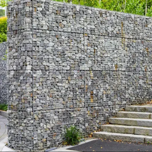 High Tensile Iron Wire Mesh Stone Gabion Mesh for Foundations