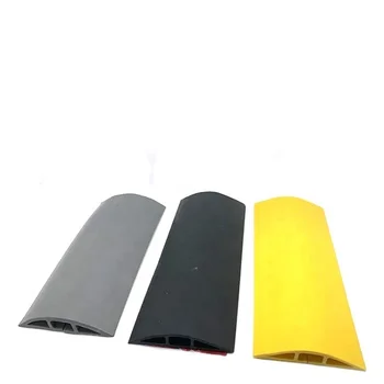 factory hot sale low price pvc co-extruded triangle ABS plastic strip extruded PVC Floor Cable Trunking
