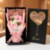 Caja de regalo rosa 9+Rabbit+Doble Corazón