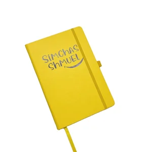 Customizable Printed Logo A5 Notebook 96-Page PU Leather Cover Diary with 100-Page Inner Sheets for Promotions