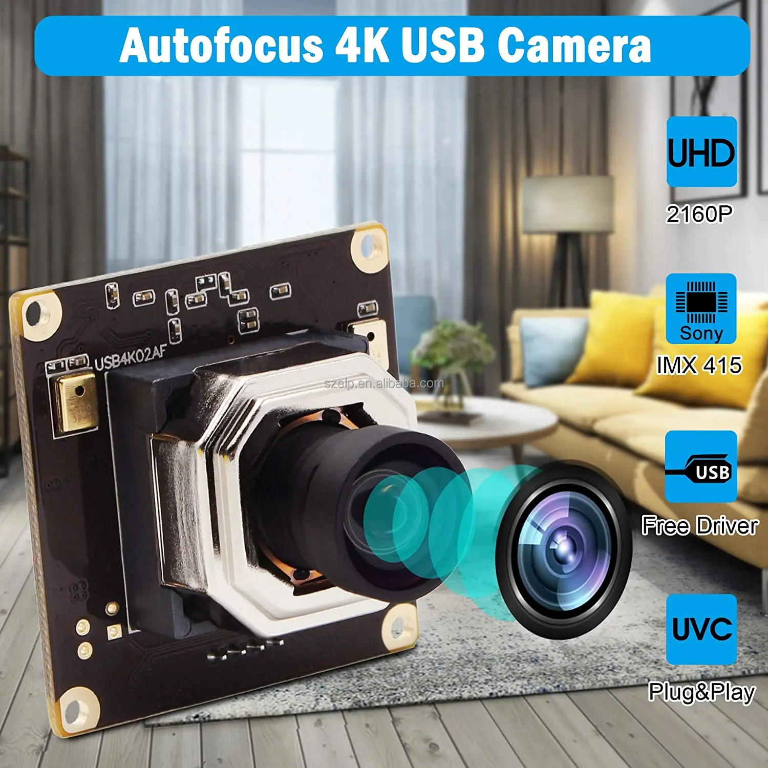 ELP UHD 4K Autofocus USB Camera Module - High Frame Rate