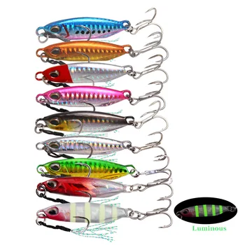 Duo Iron Plate Far-Casting Lure Bait 15g Metal Freshwater Sea Fishing Bass Gear with Shiny Blood Groove Hook – Metal Jig – view 3