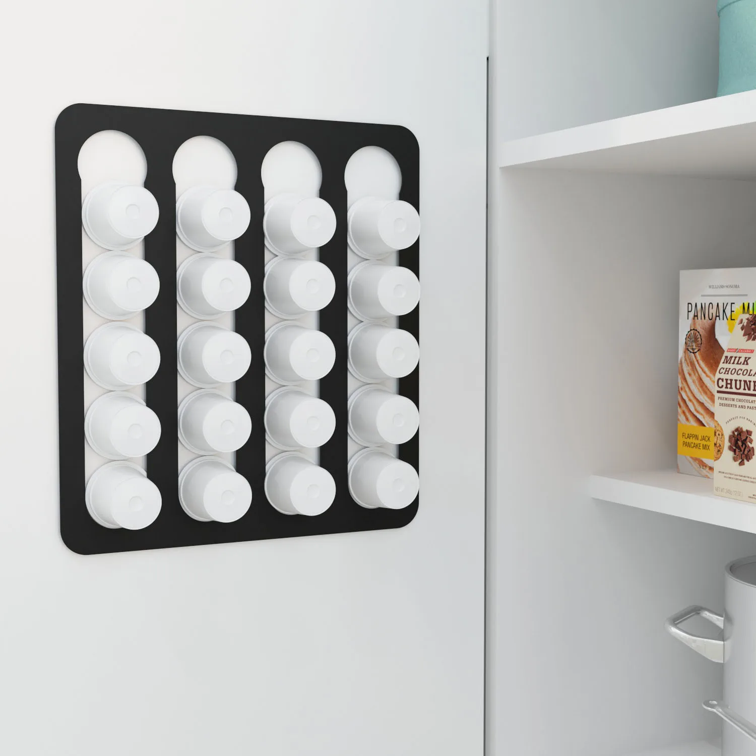 Wall Mounted Tassimo Pod Rack Wall-Mounted Coffee Pod Organizer
