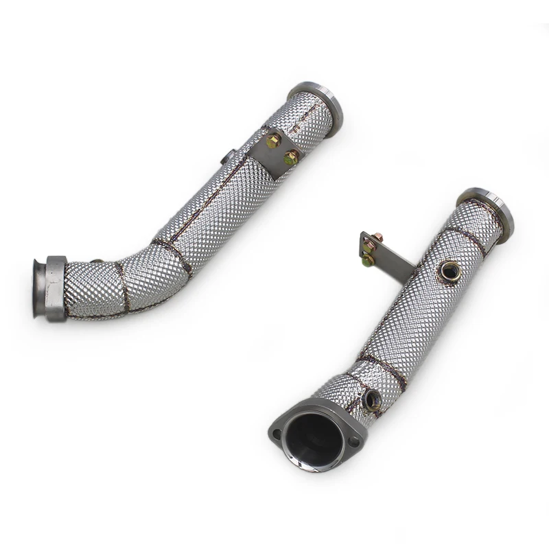 Stainless Steel Straight Exhaust Downpipe For Mercedes-Benz C43 C400 C450 E43 E400 E450