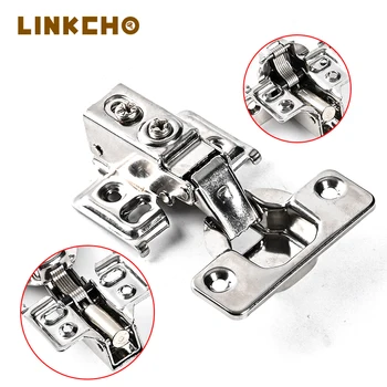 Wholesale Iron Hydraulic Hinges Cabinet Shoe Cabinet Damping Buffer Hinge Hardware Accessories American Short Arm Hinges