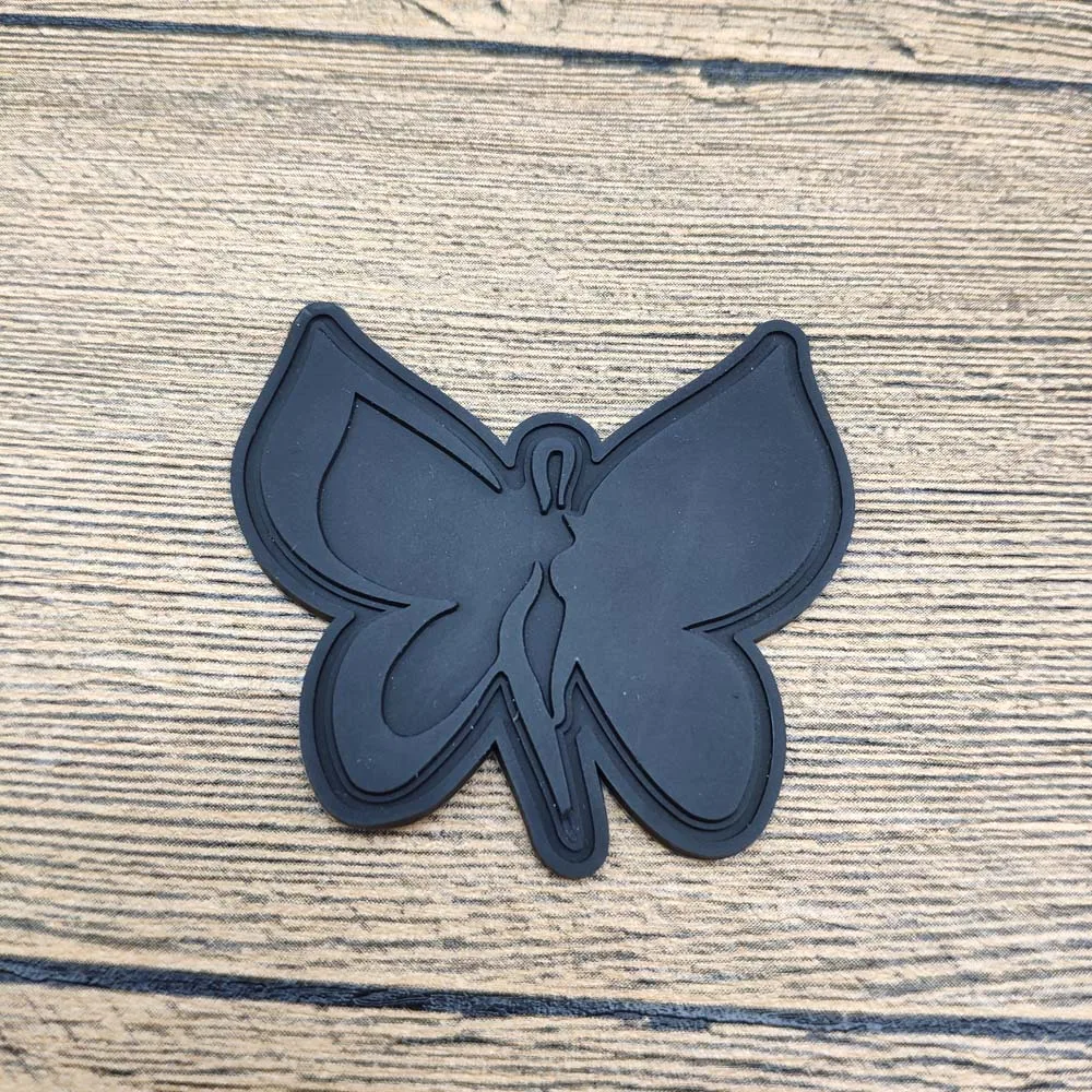 Custom 2d Logo Pvc Badge Heat Press Pvc Patch Customize Design Clothing