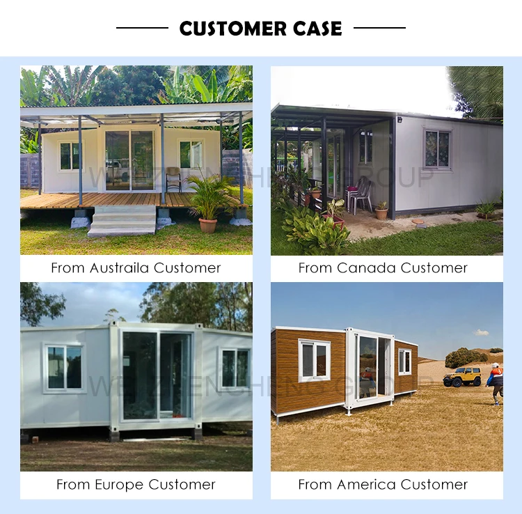 Prefabricated 4 Bedroom Large Container Home Granny Flat Australian