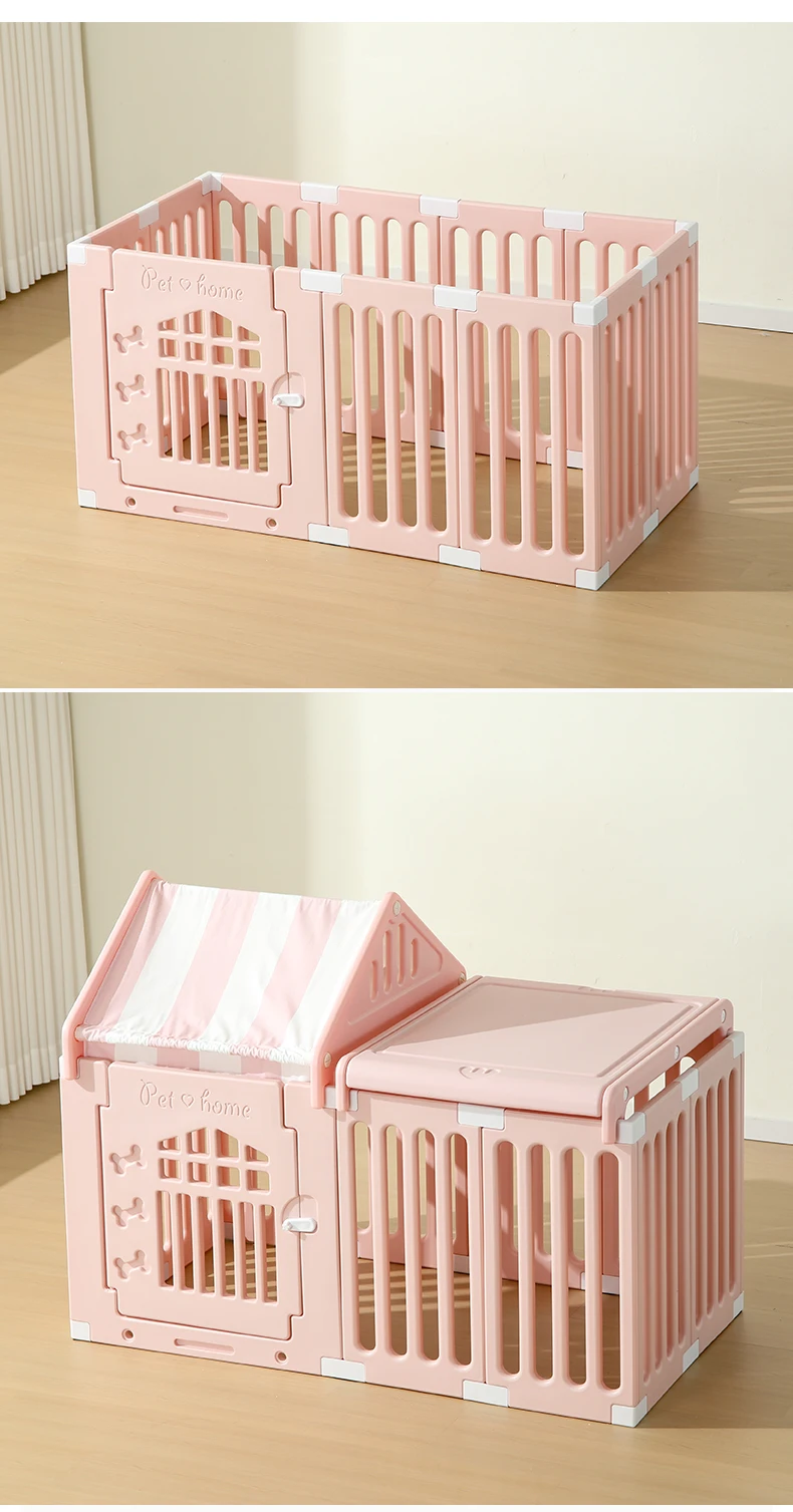 product new indoor pet playpen extra height thickened eco friendly dog fence isolation safety barrier cat house wholesale-9