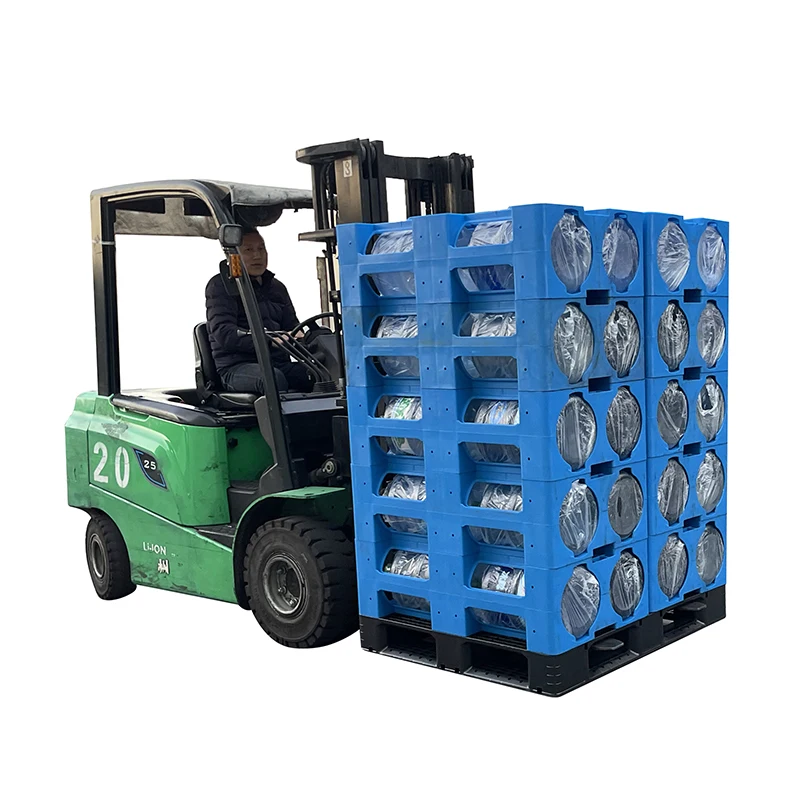 Manufacture Factory Heavy Duty Durable Strong Large HDPE Stackable Metric Modular Bottled 19L 5 Gallon Jug Plastic Water Racks