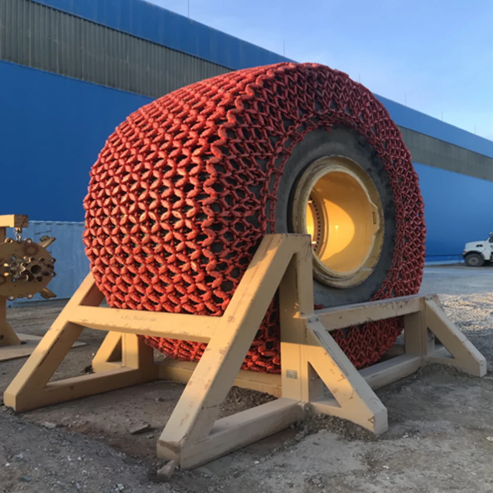 Heavy Duty Tyre Protection Chain for Loader/Earthmover/Dump Truck/Grader/Crane