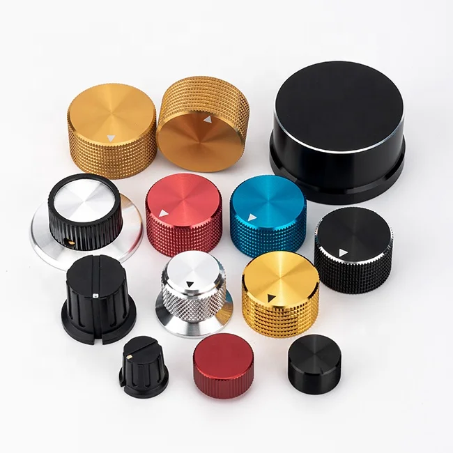 Metal Rotary Encoder Knob Potentiometer 6mm Guitar Knobs Cnc Mixer