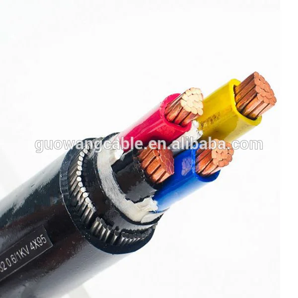 cable electrical 25mm2 x 5 core 0.6 1kv cu xlpe pvc gswa pvc cable electrical