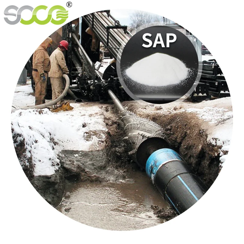 Polymer Solidifier Super Absorbent Superabsorbent Polymer Sodium Polyacrylate for Sludge Solidification in Oilfield