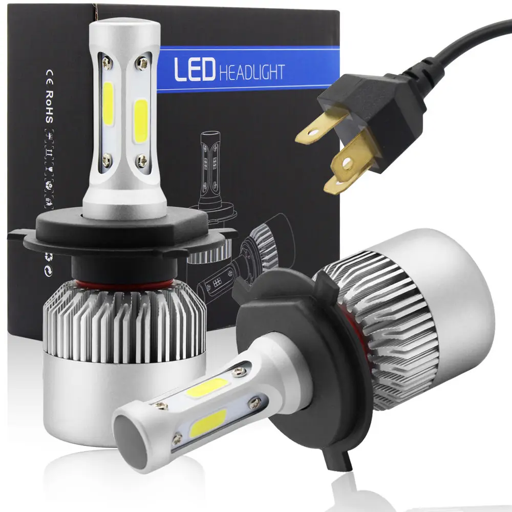 H4 LED-Lampe, 6500K, 60W, 9-32V, 2 Stück, TY-Modell