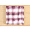 100 cotton-red and white