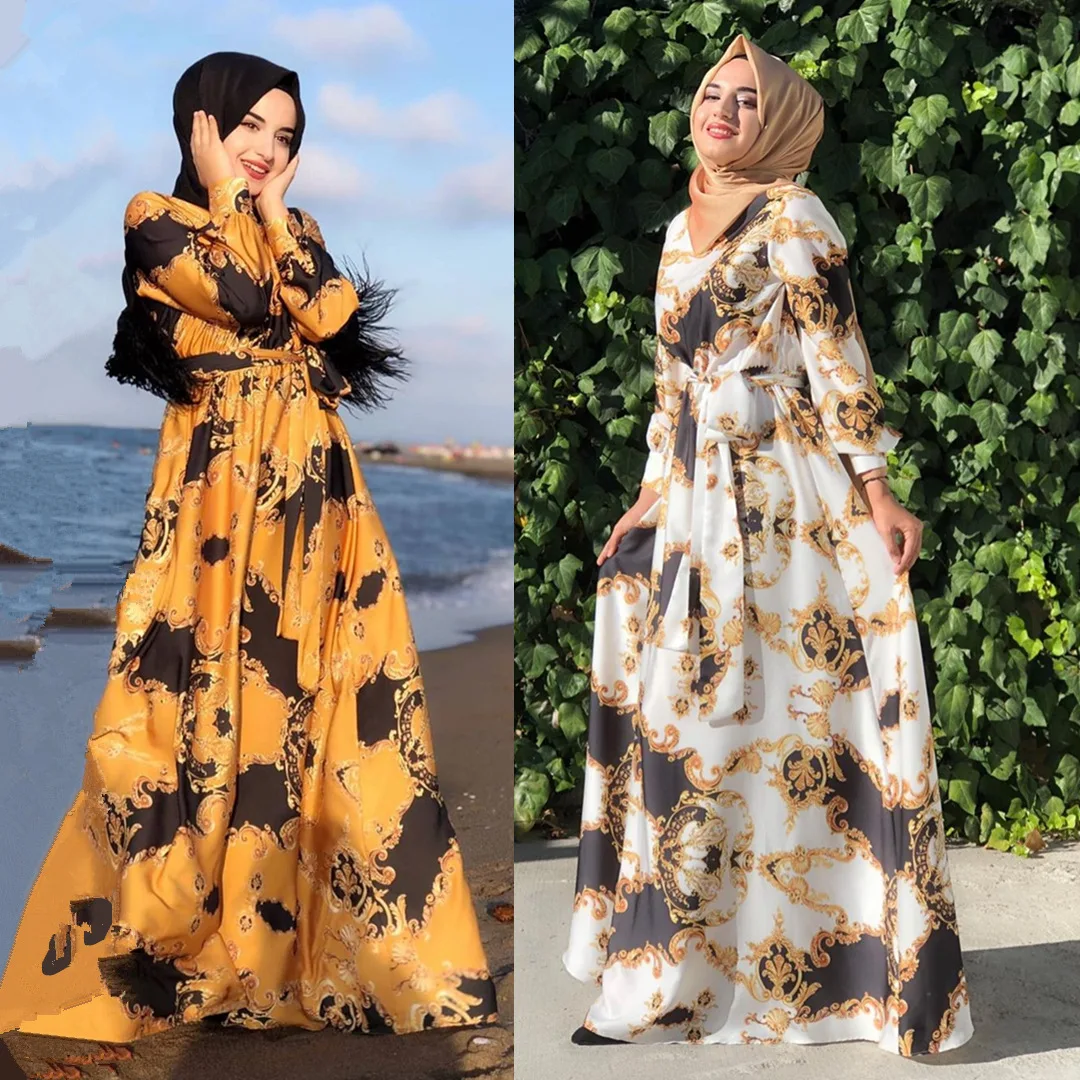 Muslim Turkish Dresses Abaya Islamic 