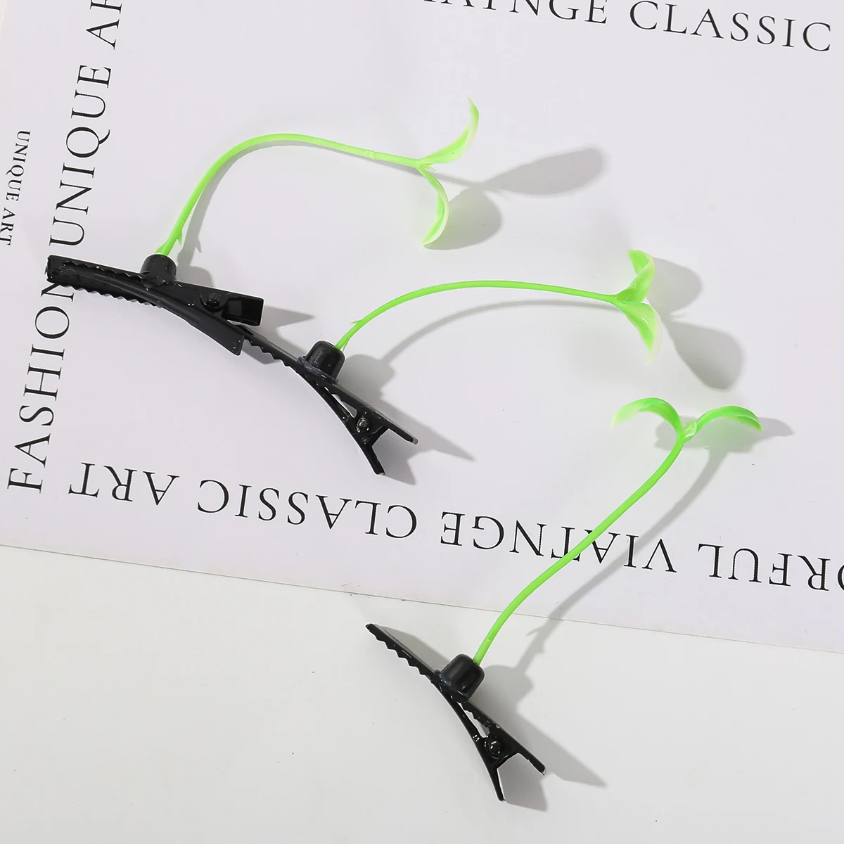 HUIXIN оптовая продажа искусственная трава заколка для волос с милыми цветами заколки на заказ аксессуары