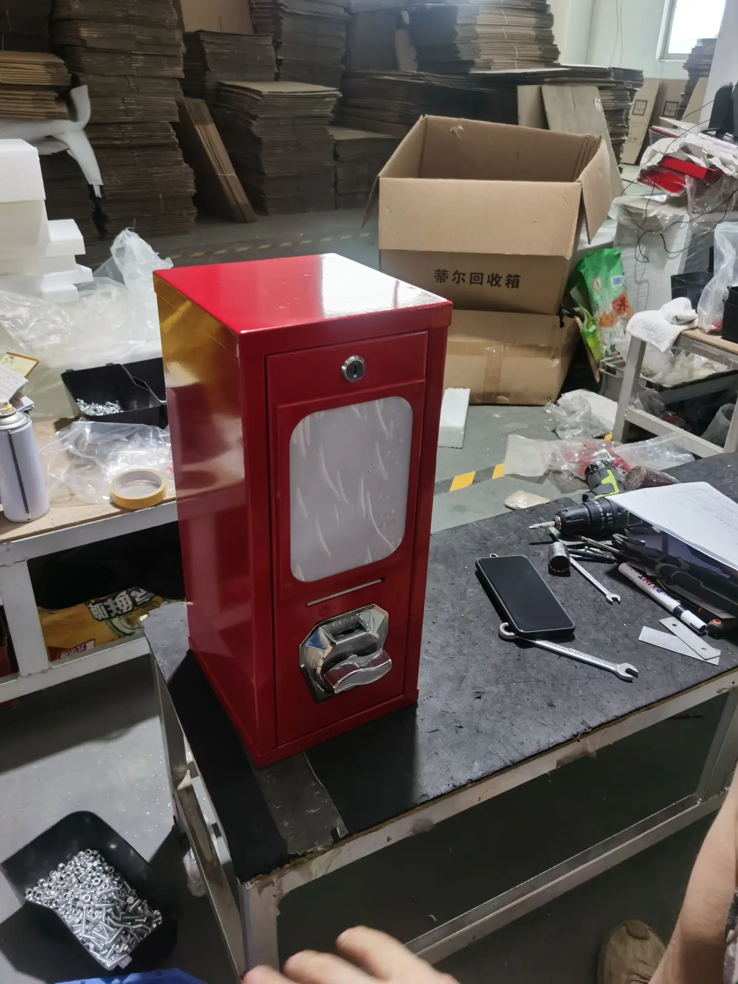 Mini Tattoo / Sticker / Card Coin Vending Machine