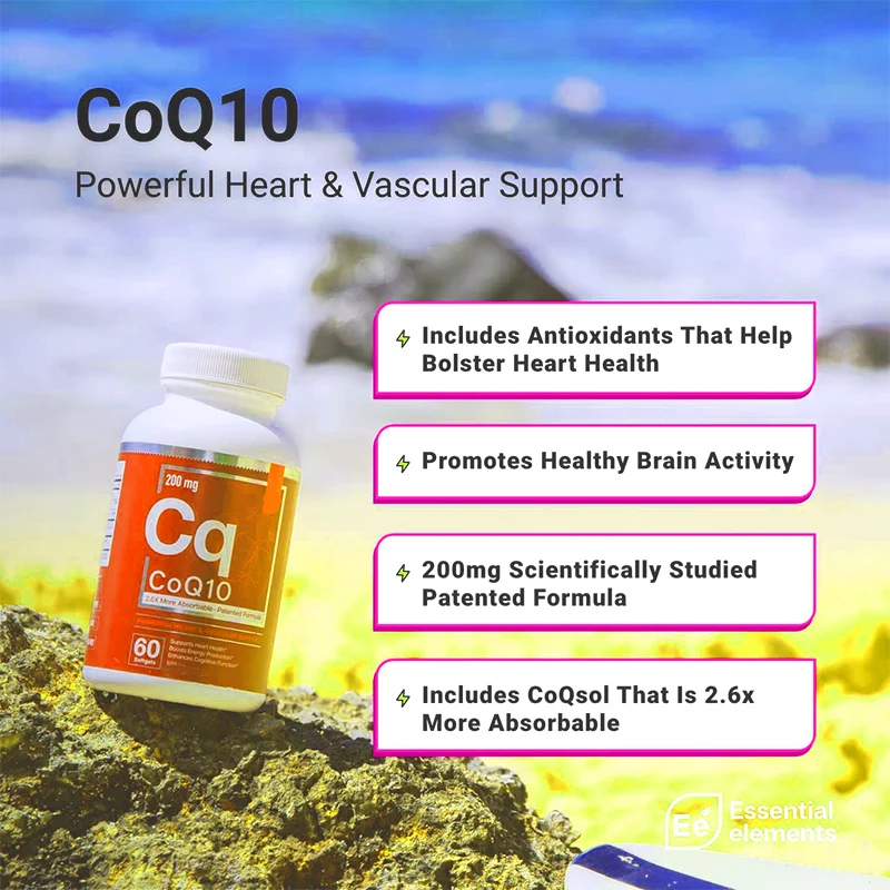 Oem Q10 Coenzyme Softgel Capsule Health Products Coq10 Dietary
