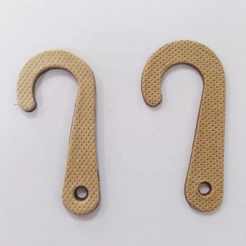 Degradable Recycled Kraft Paper J Shape Hook for Socks Hat Glove Packaging