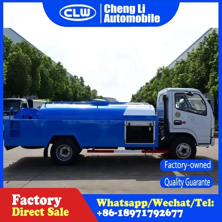 Dongfeng Dfac 5000 Liters Vacuum Sewage Suction And Cleaning Truck ...