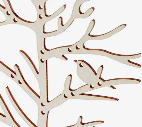 29 Holes Wooden Ornament Display Tree Jewelry Tree Display Stand