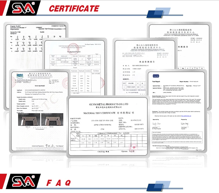 Sva0310 Shower Room Sliding Glass Door Fittings Customized Polish