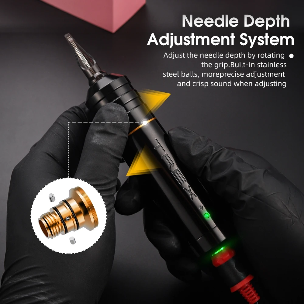 XNET TREX Tattoo Pen - Professional 4mm Stroke Machine