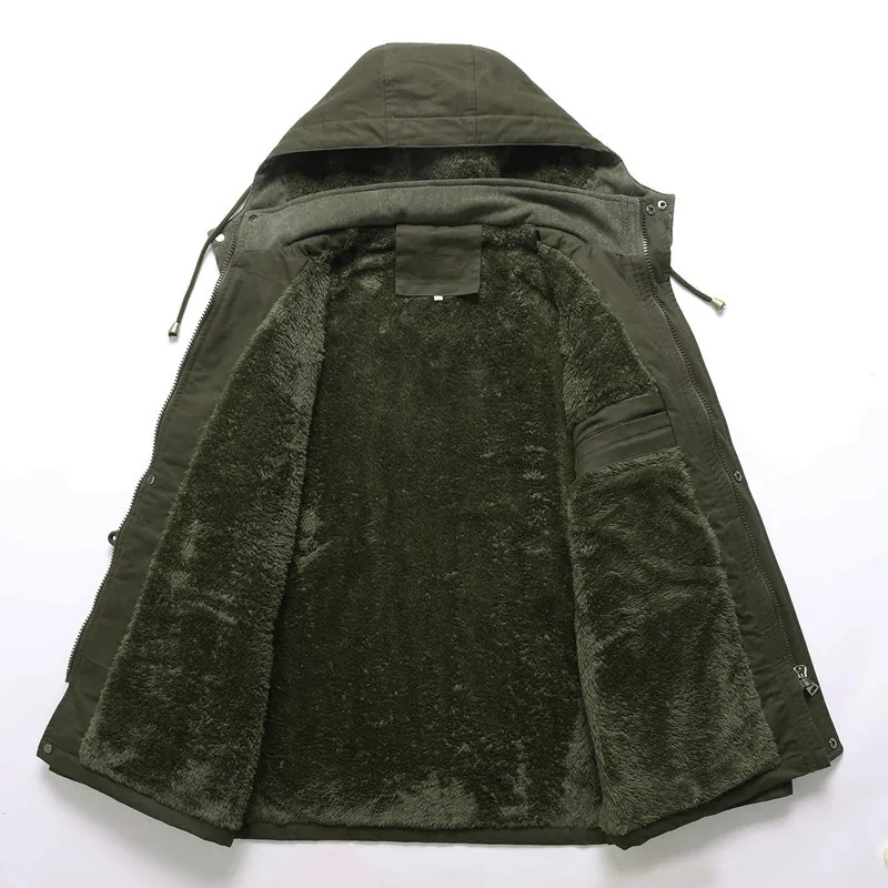 Men Detachable Hooded Winter Coats Fur ed Man Parka Puffer Jacket chaquetas para hombre_voghion.com