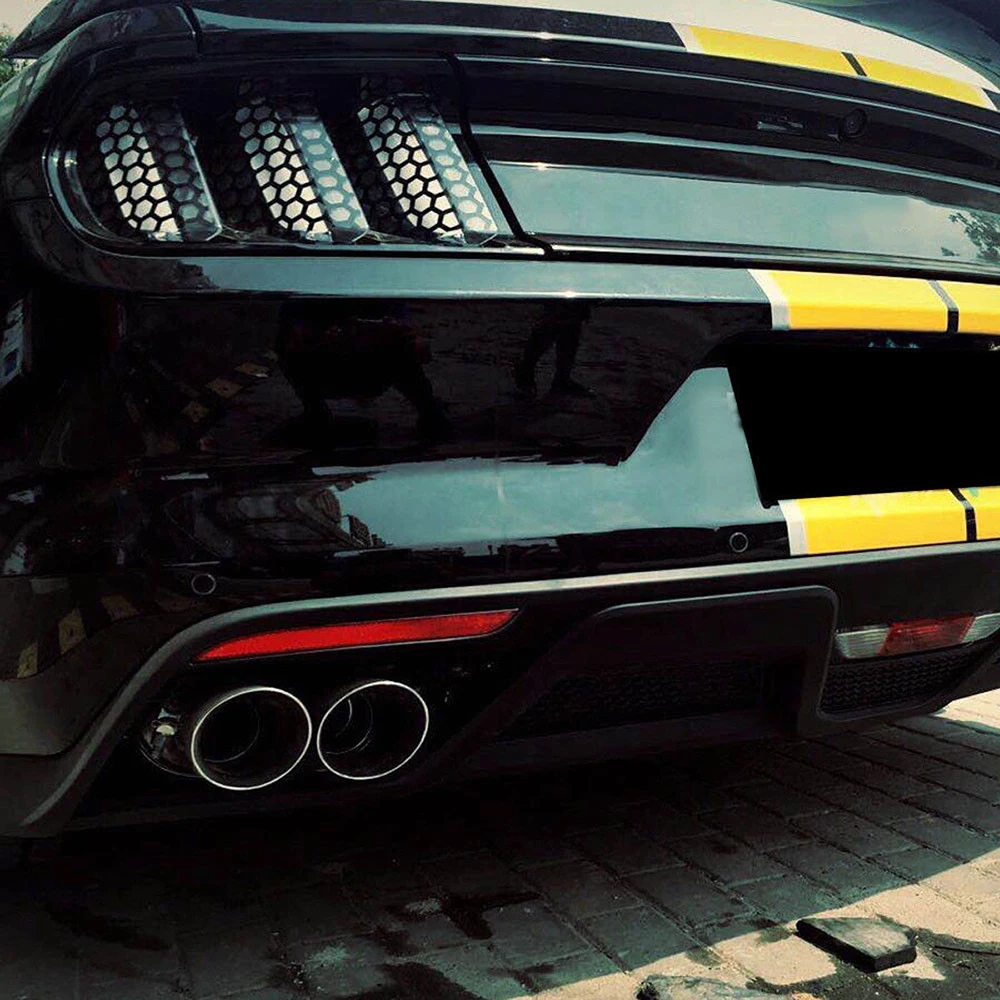 Car Rear Tail Light Cover Black /carbon Fiber Black Sticker