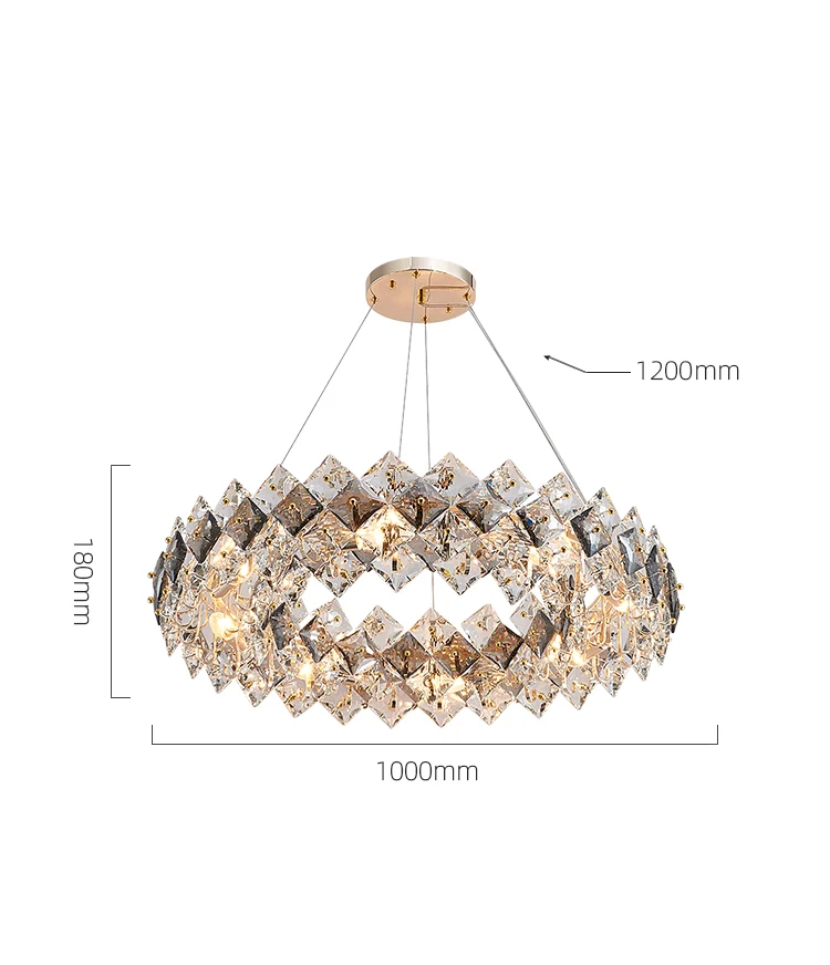 Wholesale Customized Chandelier Modern Style Indoor Bronze Hotel Gold