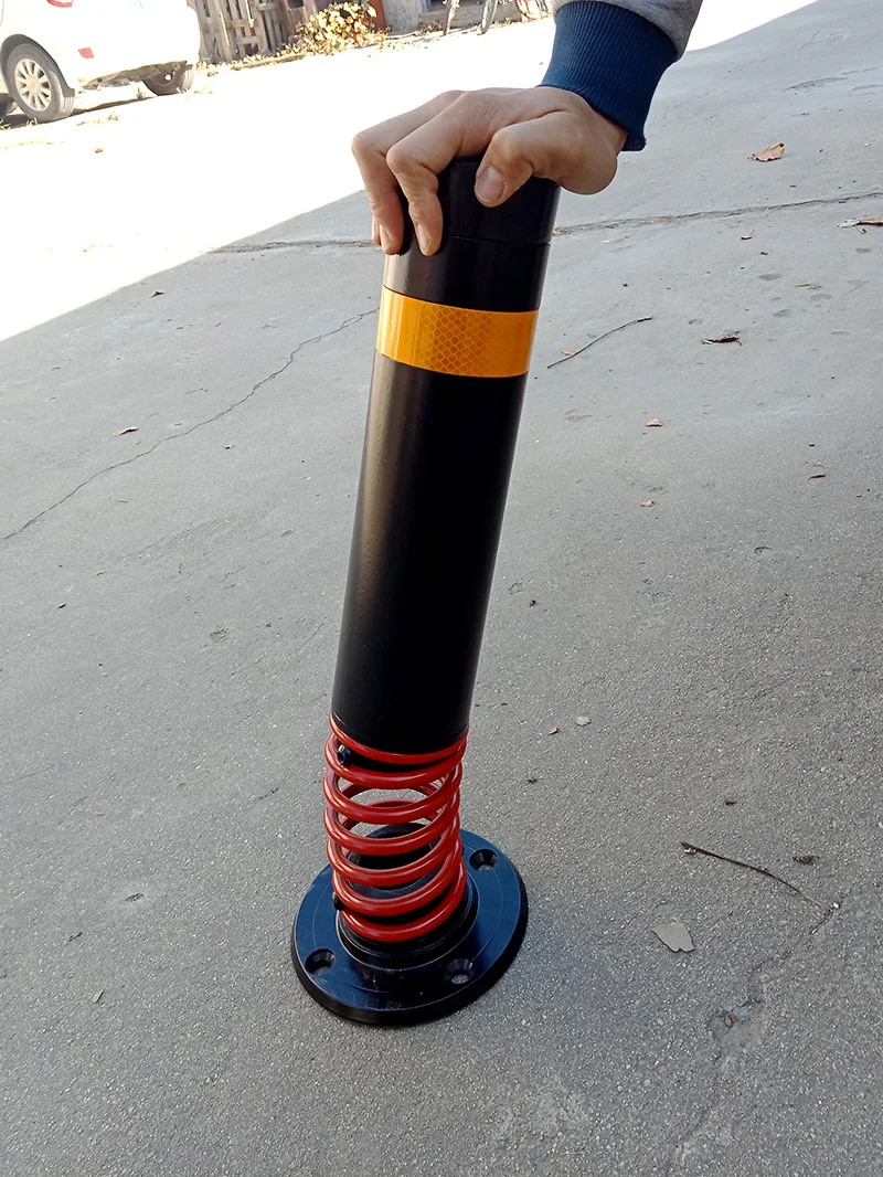 Metal Bollard High Impact Bollard Spring Loaded Crowd Control Bollards ...