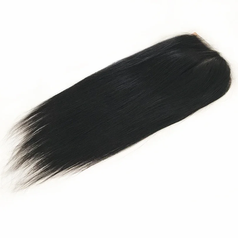 5x5 Silk Base Dantela Inchidere Par uman Remy Culoare naturala_voghion.com