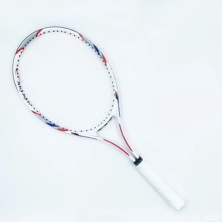 Daily Use Tennis Racket with Aluminum Alloy and Iron OEM Factory Wholesale with Durable PU Grip and Nylon Net