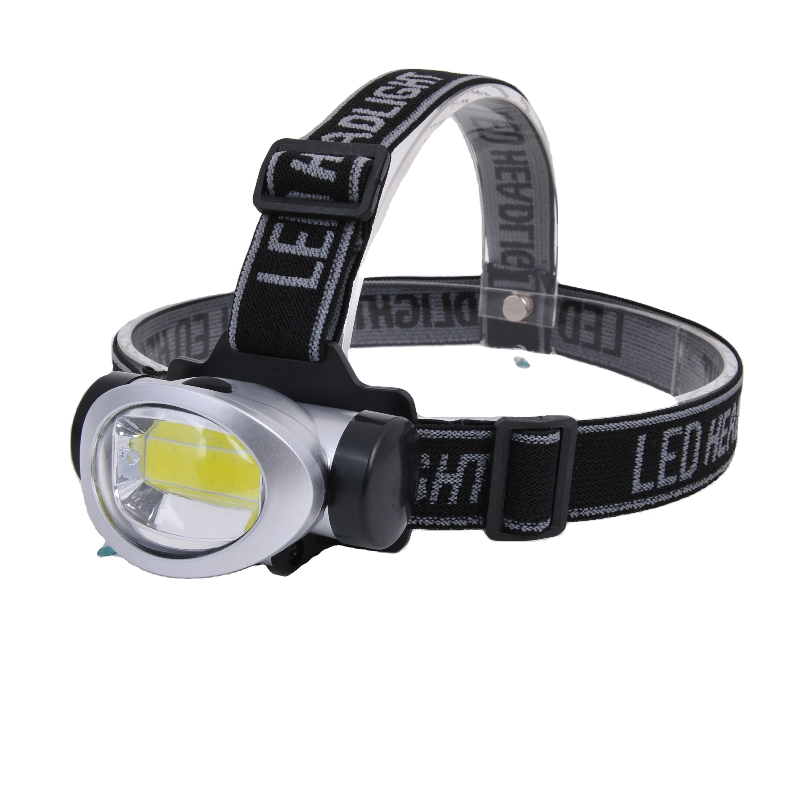 Хит продаж, 3 режима, миниатюрный водонепроницаемый налобный фонарь cob, мощный спортивный яркий налобный фонарь, Головной фонарь для бега с батареей 3 * AAA