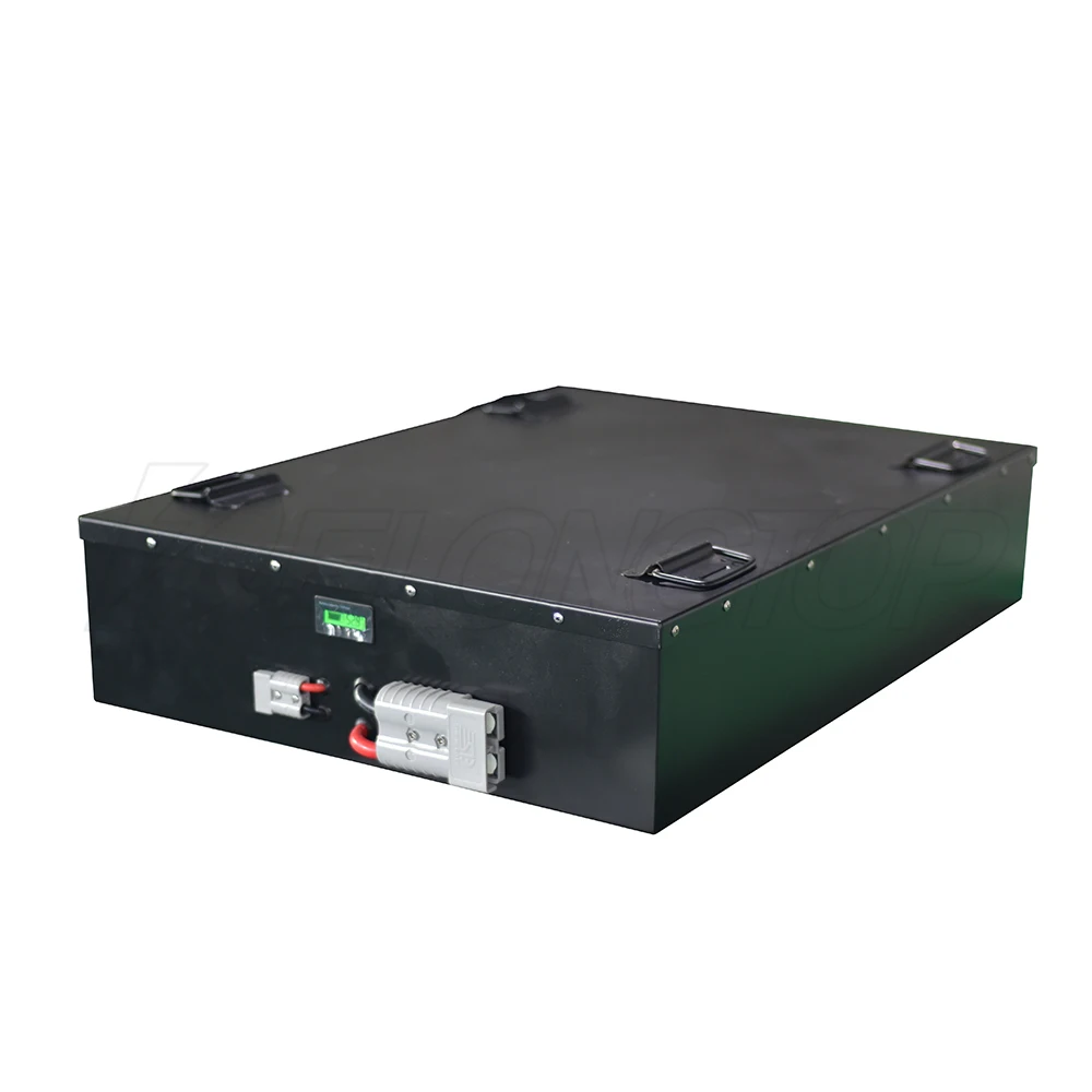 Support Customized Case Battery Lithium Ion 48V 500AH LiFePO4 Battery Pack Built in Grade A Cell for Forklift/ AGV/ Robot Use