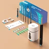 Nero con base e set di 8 strumenti per la pulizia delle orecchie