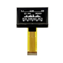 Promotional Durable  Monochrome SPI I2C IIC 128x64  LCD  Display Ssd1309 1.5  Inch Graphic Display Oled 1.54