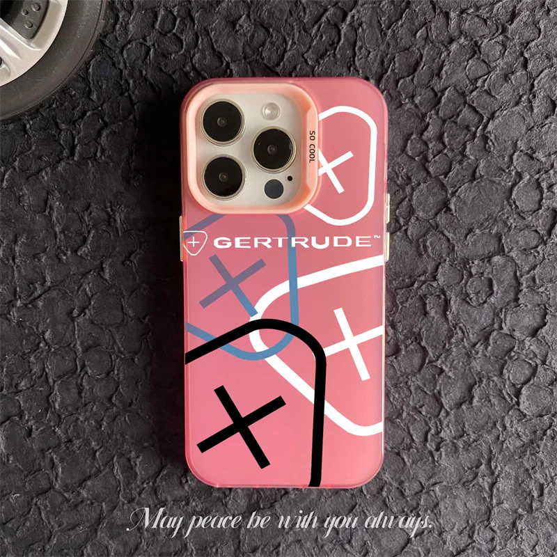 Coque Gertrude Pour IPhone (11 Pro, 12, 13, 15 Pro) – Silicone Bleu, Antichoc (neuve)